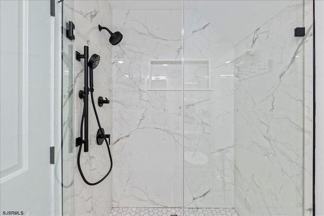 1A N Douglas Ave, Margate, NJ 08402 - full bath featuring a marble finish shower