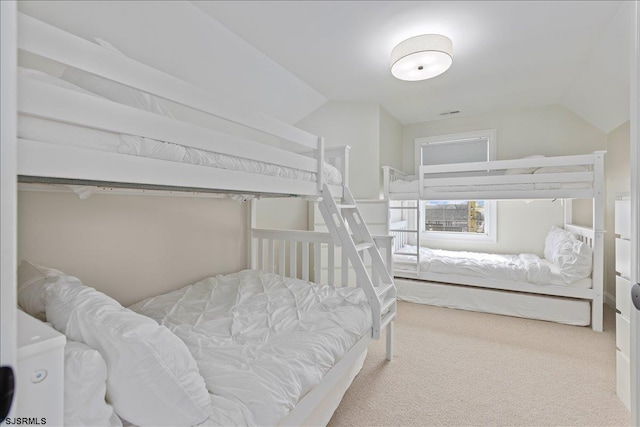 1A N Douglas Ave, Margate, NJ 08402 - carpeted bedroom featuring vaulted ceiling