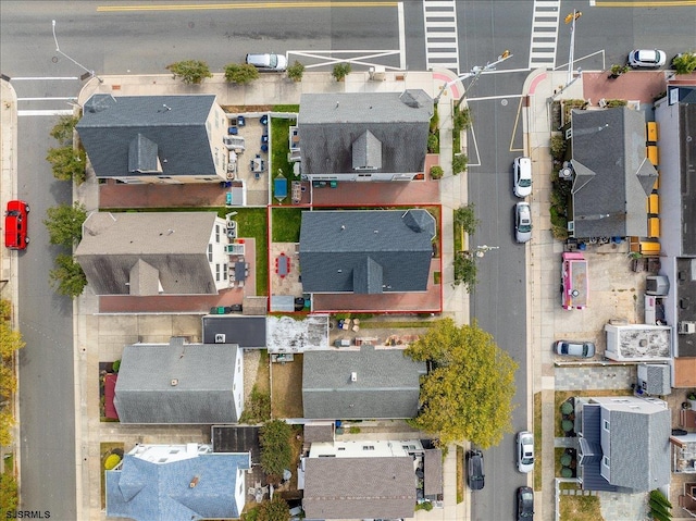1A N Douglas Ave, Margate, NJ 08402 - aerial perspective of suburban area with property parcel outlined