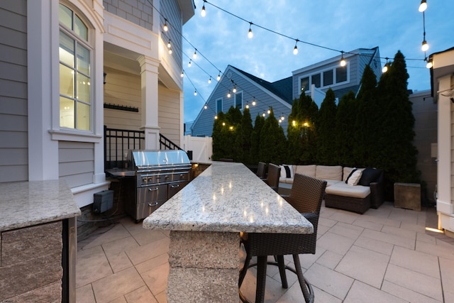 25 S Union Ave, Margate, NJ 08402 - view of patio with area for grilling and an outdoor hangout area