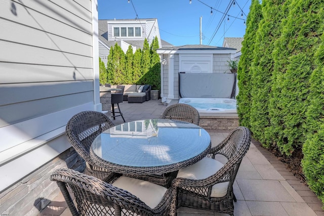 25 S Union Ave, Margate, NJ 08402 - view of patio with outdoor lounge area and outdoor dining space