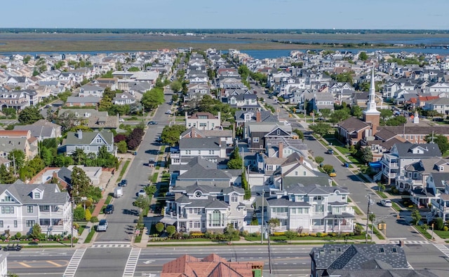 25 S Union Ave, Margate, NJ 08402 - aerial perspective of suburban area with a nearby body of water