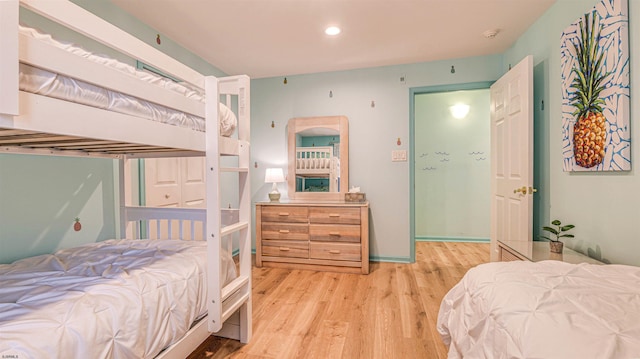 1312 Ocean Ave Unit 1, Ocean City, NJ 08226 - bedroom featuring wood finished floors and recessed lighting
