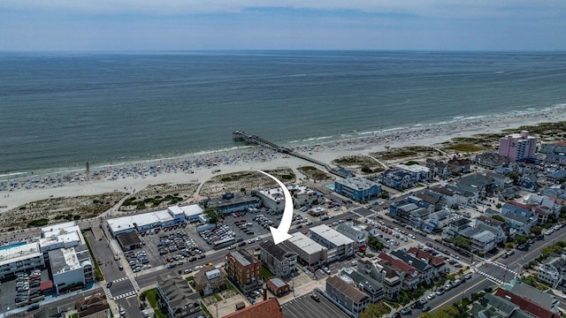 1312 Ocean Ave Unit 1, Ocean City, NJ 08226 - aerial view of property and surrounding area with unending shoreline