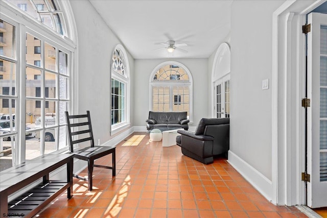 103 S Austin Ave, Ventnor, NJ 08406 - sunroom featuring french doors