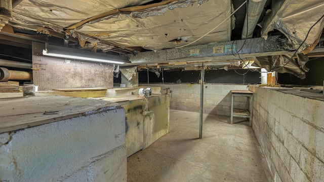 205 Ridgewood Dr, Northfield, NJ 08225 - view of unfinished basement
