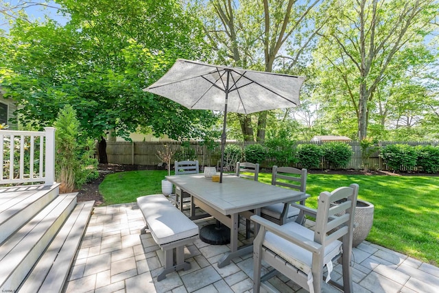 112 Drexel Ave, Egg Harbor Township, NJ 08234 - view of patio with outdoor dining area