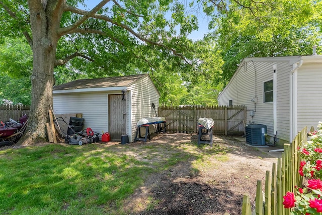 112 Drexel Ave, Egg Harbor Township, NJ 08234 - view of yard with cooling unit