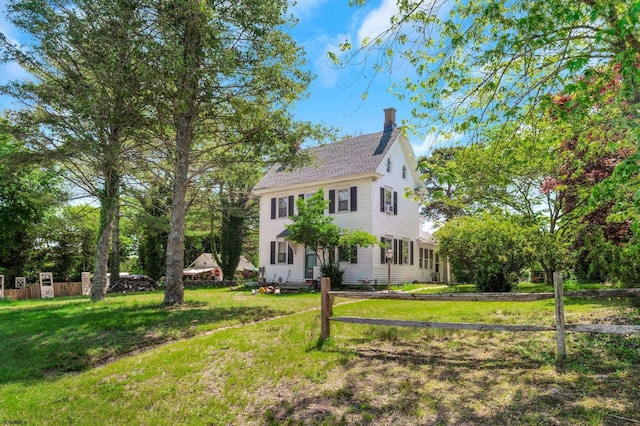 2774 N Rte 9, Ocean View, NJ 08260 - colonial home featuring a chimney and a front yard