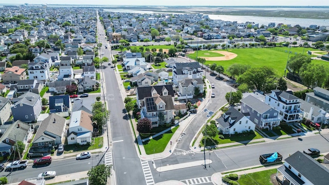 8201 Amherst, Margate, NJ 08401 - aerial view of residential area featuring a nearby body of water