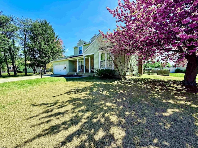 2 King William, Sewell, NJ 08080 - view of front of property featuring an attached garage, concrete driveway, and a porch