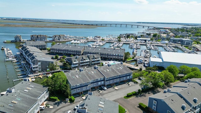 903 Harbour Cv Unit 903, Somers Point, NJ 08244 - bird's eye view of a large body of water, a notable bridge, and a marina