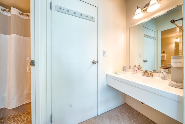500 Bay Ave Unit 404South, Ocean City, NJ 08226 - full bathroom with a shower with shower curtain and vanity