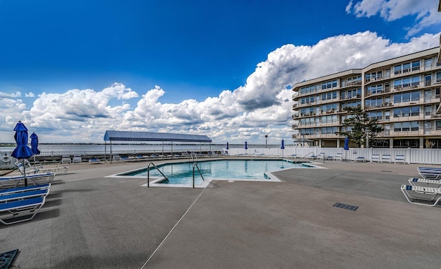 500 Bay Ave Unit 404South, Ocean City, NJ 08226 - community pool featuring a patio area