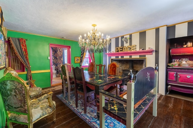 622 Central Ave, Linwood, NJ 08221 - dining area featuring a chandelier and hardwood / wood-style flooring