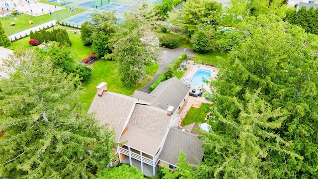622 Central Ave, Linwood, NJ 08221 - drone / aerial view of a pool