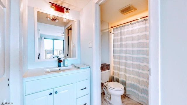 4540 W Brigantine Ave Unit N208, Brigantine, NJ 08203 - full bathroom featuring toilet, vanity, and curtained shower