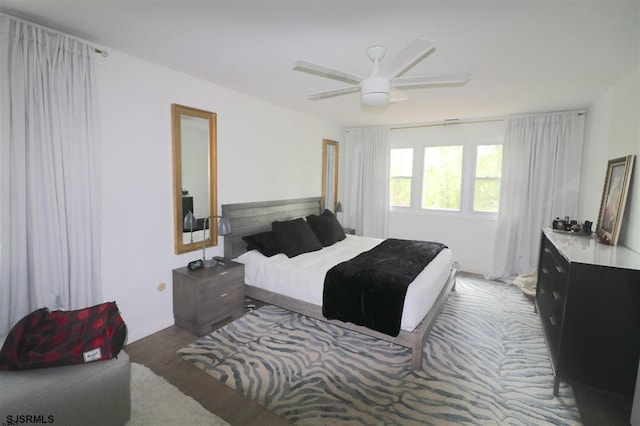 200 Linda Ln, Galloway Township, NJ 08205 - bedroom with wood finished floors and a ceiling fan