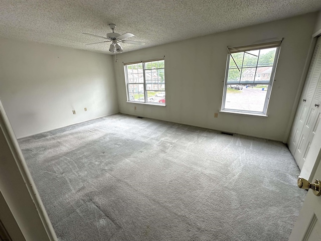 232 E Colman Pl, Galloway Township, NJ 08205 - unfurnished room featuring carpet, a ceiling fan, and a textured ceiling