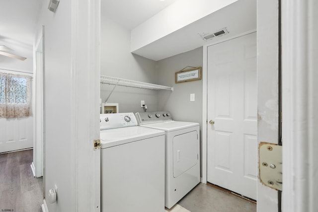 101 Sycamore Ave, Egg Harbor Township, NJ 08234 - washroom with independent washer and dryer and light wood-style flooring