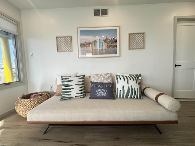 13 Delmar Ln, Brigantine, NJ 08203 - living area with wood finished floors and baseboards