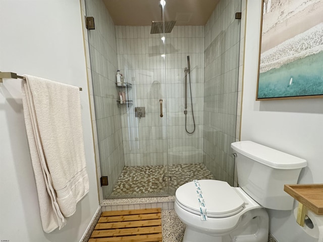 13 Delmar Ln, Brigantine, NJ 08203 - full bathroom featuring a stall shower and toilet