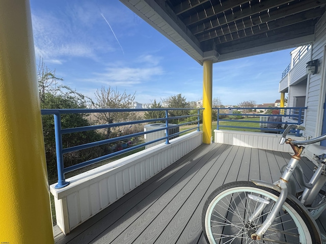 13 Delmar Ln, Brigantine, NJ 08203 - view of deck