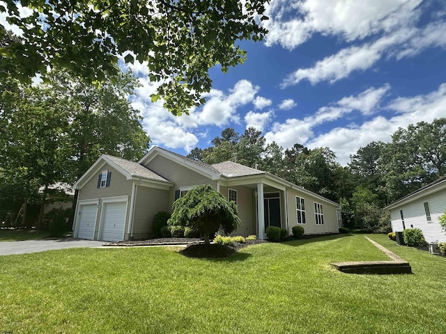 50 Derby Dr, Galloway Township, NJ 08205 - view of front of house featuring a front lawn and driveway