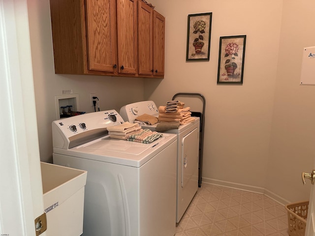 50 Derby Dr, Galloway Township, NJ 08205 - washroom with cabinet space, washer and clothes dryer, light flooring, and baseboards