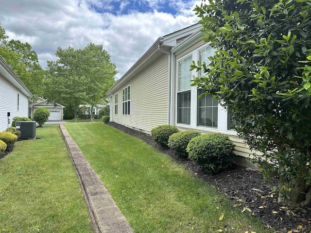 50 Derby Dr, Galloway Township, NJ 08205 - view of green lawn featuring central AC unit
