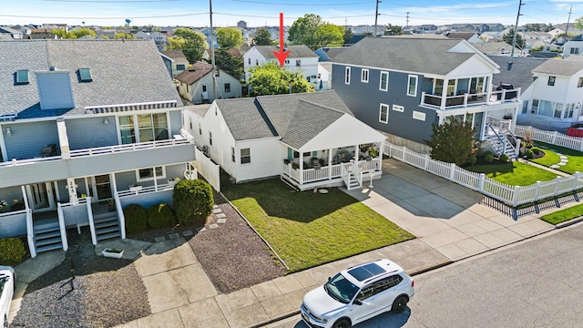 251 38th St, Brigantine, NJ 08203 - aerial perspective of suburban area