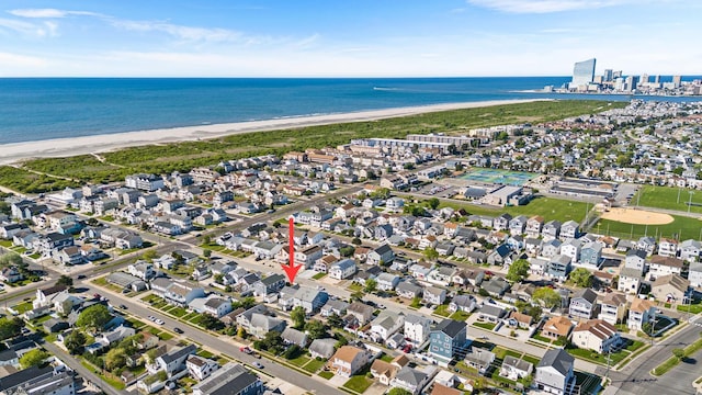251 38th St, Brigantine, NJ 08203 - aerial view of property's location featuring expansive coastline