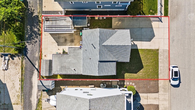 251 38th St, Brigantine, NJ 08203 - aerial overview of property's location featuring property boundaries highlighted