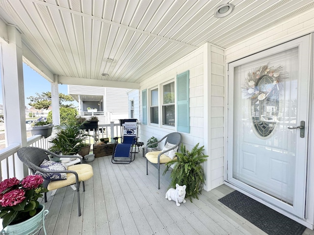 251 38th St, Brigantine, NJ 08203 - view of wooden porch