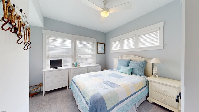 305 15th St, Ocean City, NJ 08226 - bedroom with carpet floors and ceiling fan