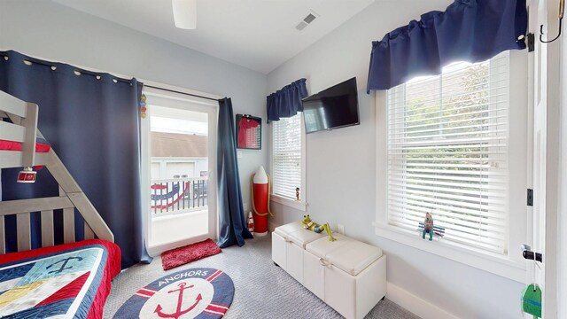 305 15th St, Ocean City, NJ 08226 - bedroom with light carpet and baseboards