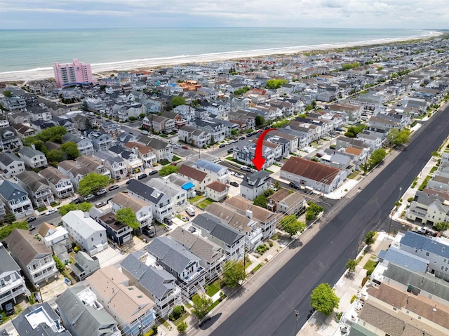 305 15th St, Ocean City, NJ 08226 - aerial view of property's location featuring extended coastline