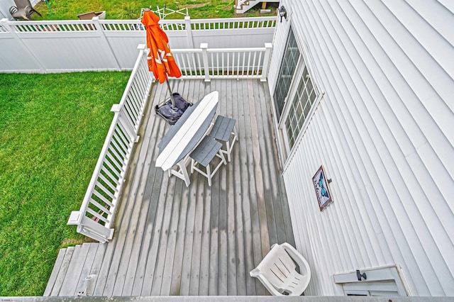510 Lafayette Blvd, Brigantine, NJ 08203 - view of wooden terrace