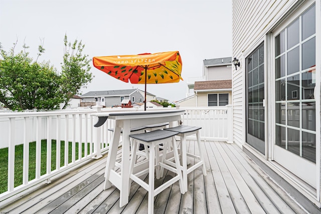 510 Lafayette Blvd, Brigantine, NJ 08203 - view of wooden deck