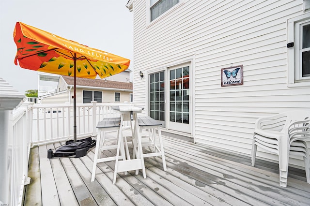 510 Lafayette Blvd, Brigantine, NJ 08203 - view of wooden deck