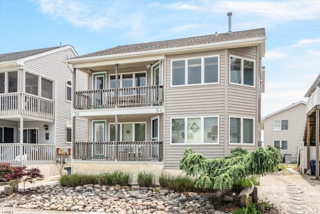 36 S Inlet Dr Unit 2, Ocean City, NJ 08226 - back of house with a balcony