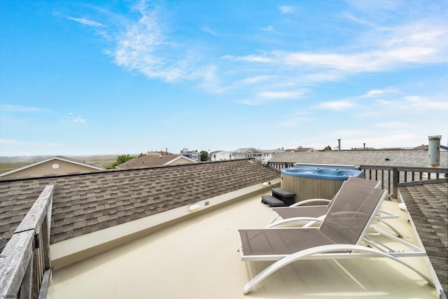 36 S Inlet Dr Unit 2, Ocean City, NJ 08226 - view of patio with a hot tub