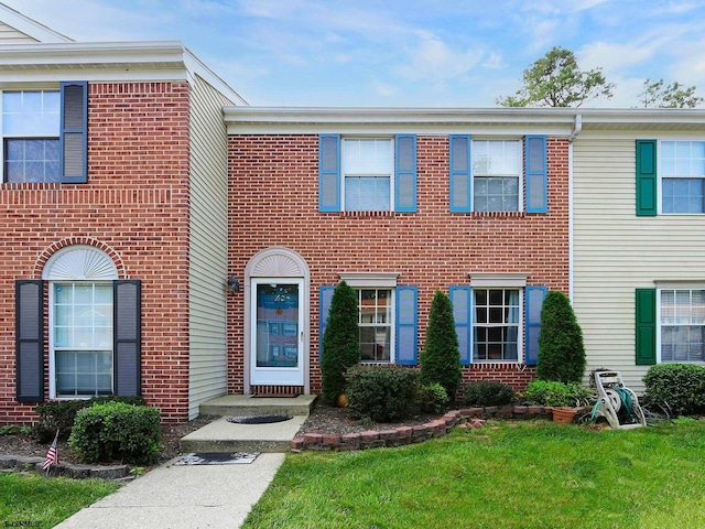 160 Rumson Dr Unit 1053, Galloway Township, NJ 08205 - view of front of home featuring brick siding and a front lawn