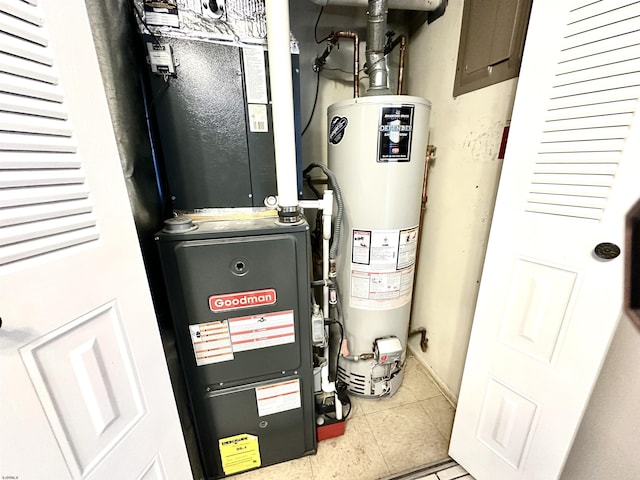 160 Rumson Dr Unit 1053, Galloway Township, NJ 08205 - utility room featuring gas water heater
