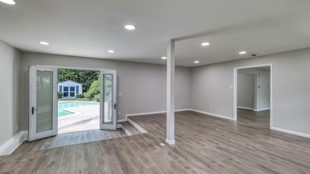 11 Carann Ln, Egg Harbor Township, NJ 08234 - entrance foyer with wood finished floors, baseboards, and recessed lighting