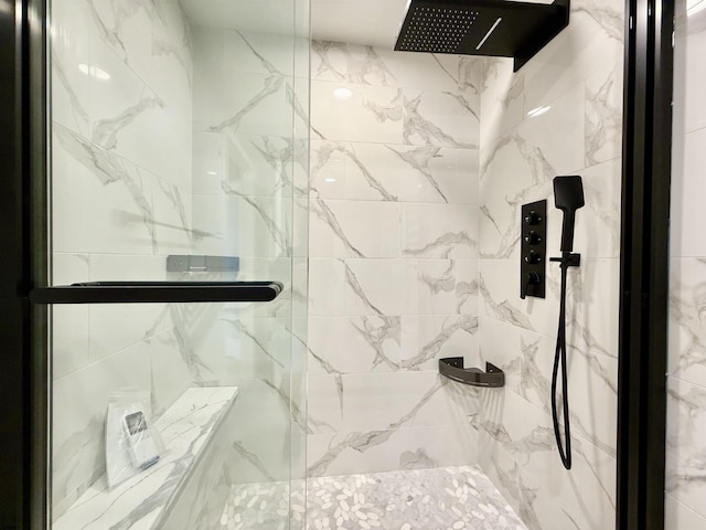 5000 Boardwalk Unit 1617, Ventnor, NJ 08406 - bathroom featuring a marble finish shower