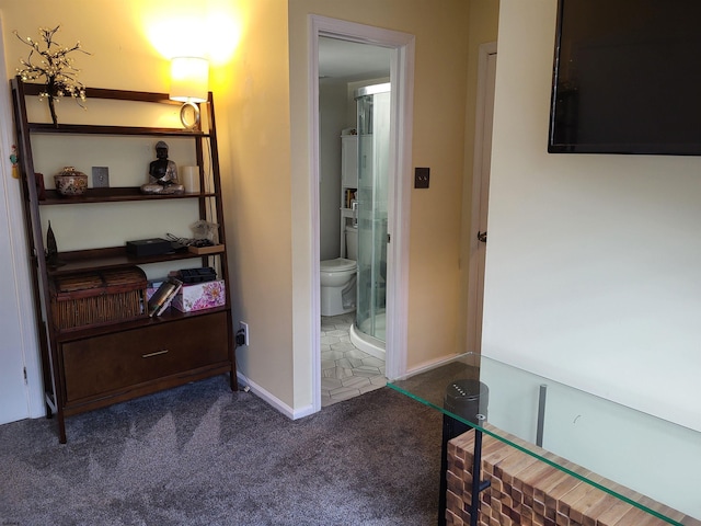 709 E Cooper Ferry Ct Unit 709, Galloway Township, NJ 08205 - corridor with carpet and baseboards