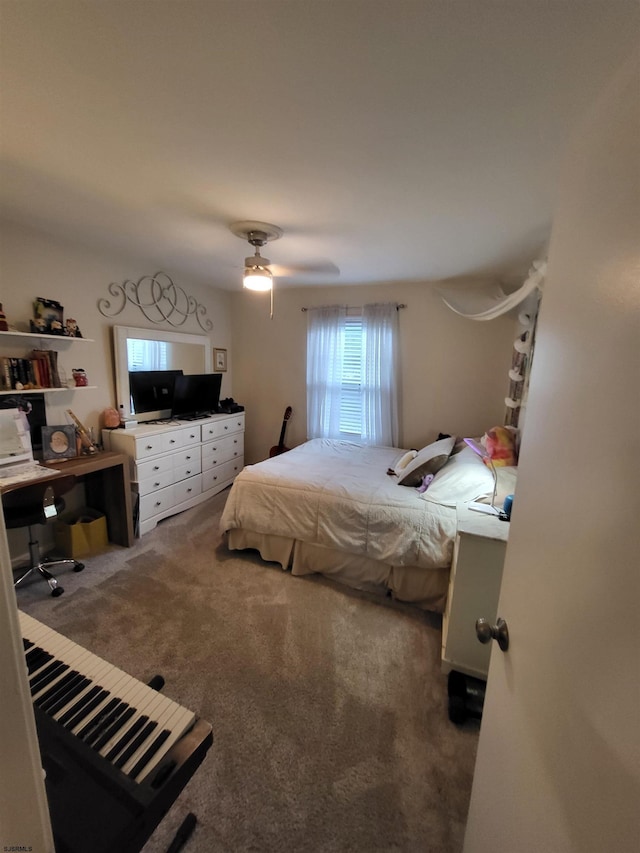 709 E Cooper Ferry Ct Unit 709, Galloway Township, NJ 08205 - bedroom featuring carpet and ceiling fan