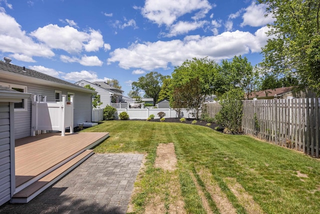 9 Rutgers Rd, Somers Point, NJ 08244 - view of yard with a deck