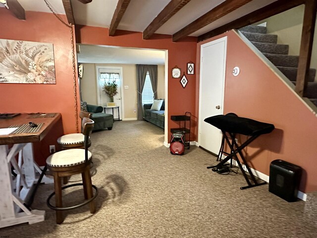 311 N 7th St, Millville, NJ 08332 - workout room featuring carpet floors and baseboards